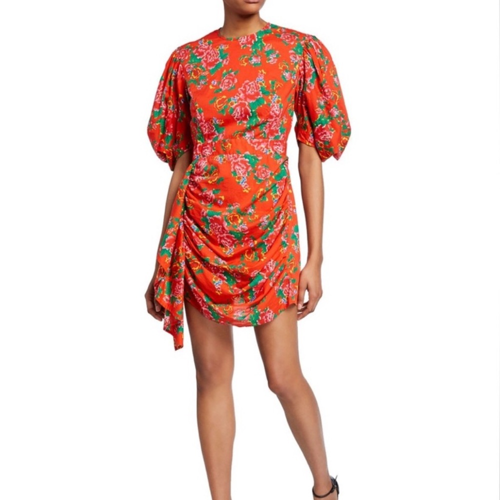 RHODE Pia Dress - Red Dazzle NWT